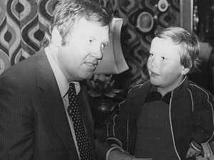 Bernd R. Hock 1976 zusammen mit Wim Thoelke.